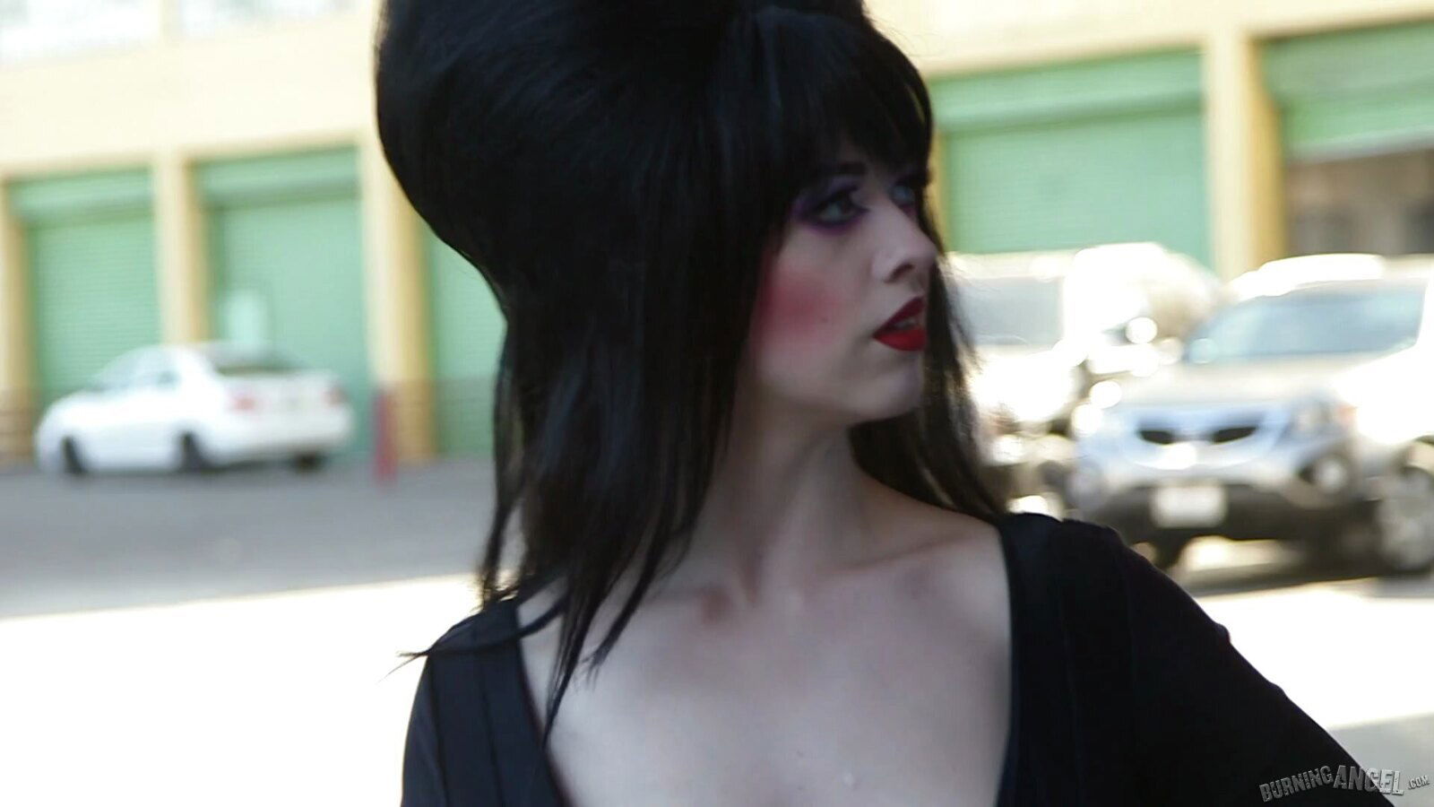 Busty punk slut Larkin Love with large breasts fucks hard