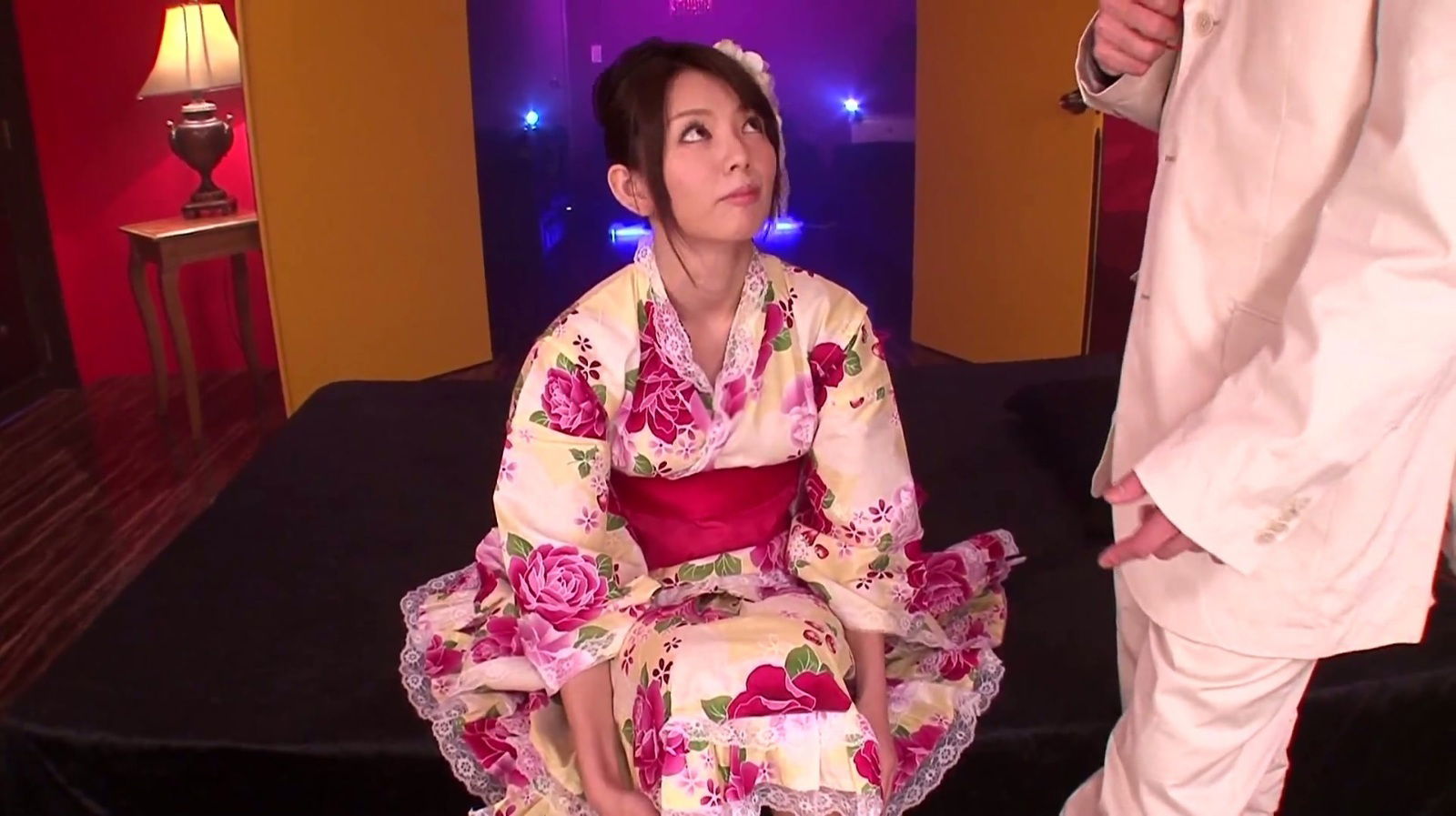 Lovely Mayu Nozomia in Traditional Outfit Sucking and Fucking