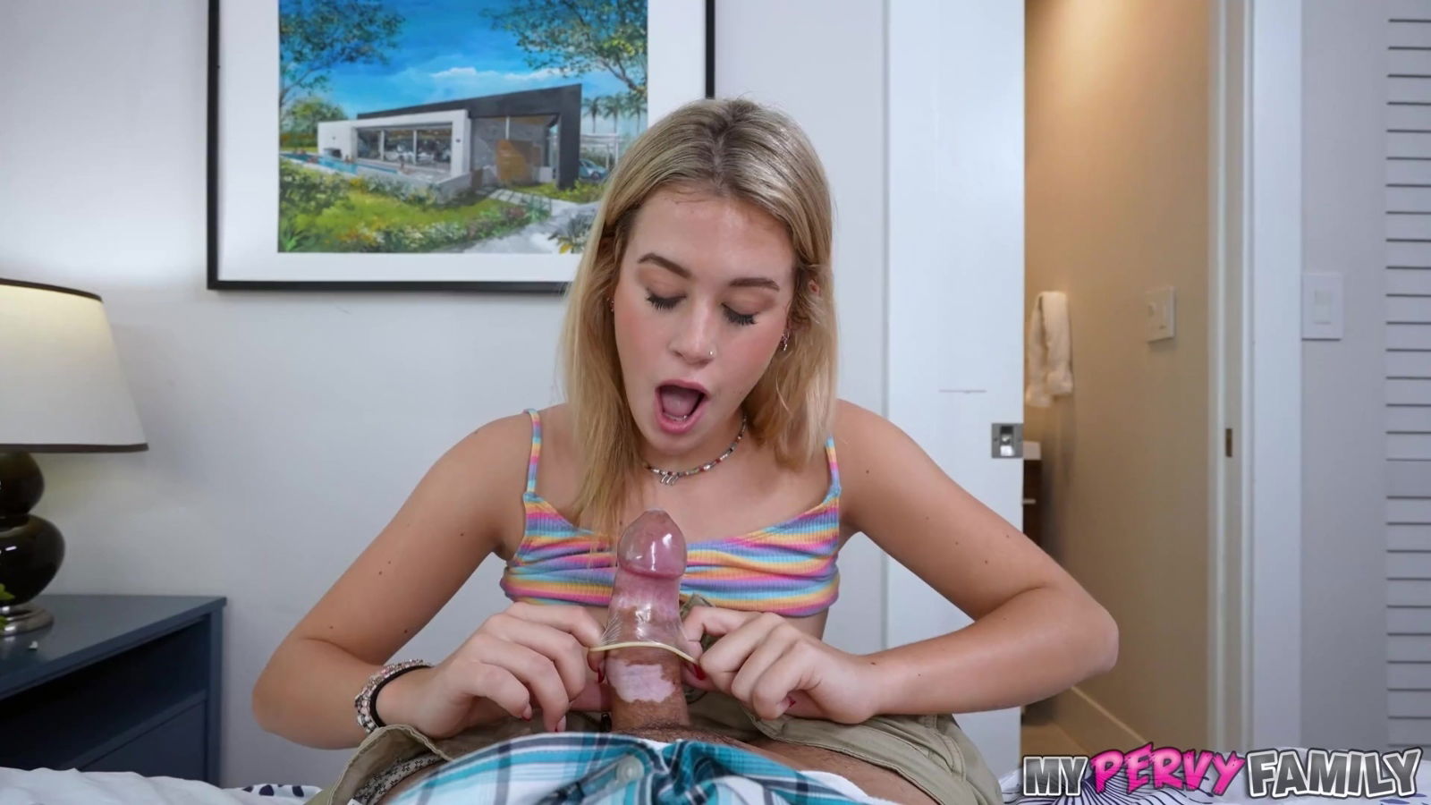 Bald tough stepdad nails horny sweet stepdaughter with tempting body