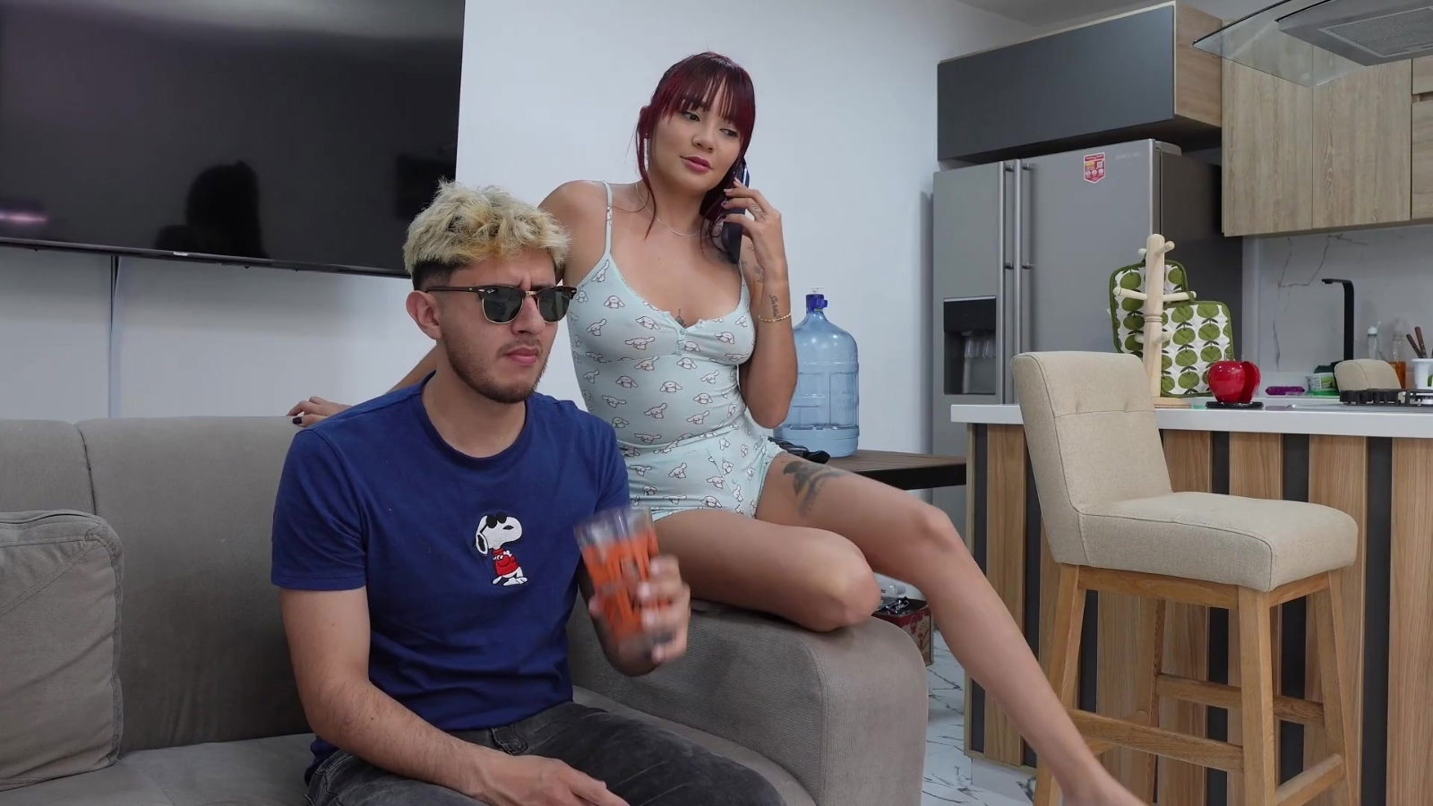 Blind went wrong flat fucked with Slutty redhead