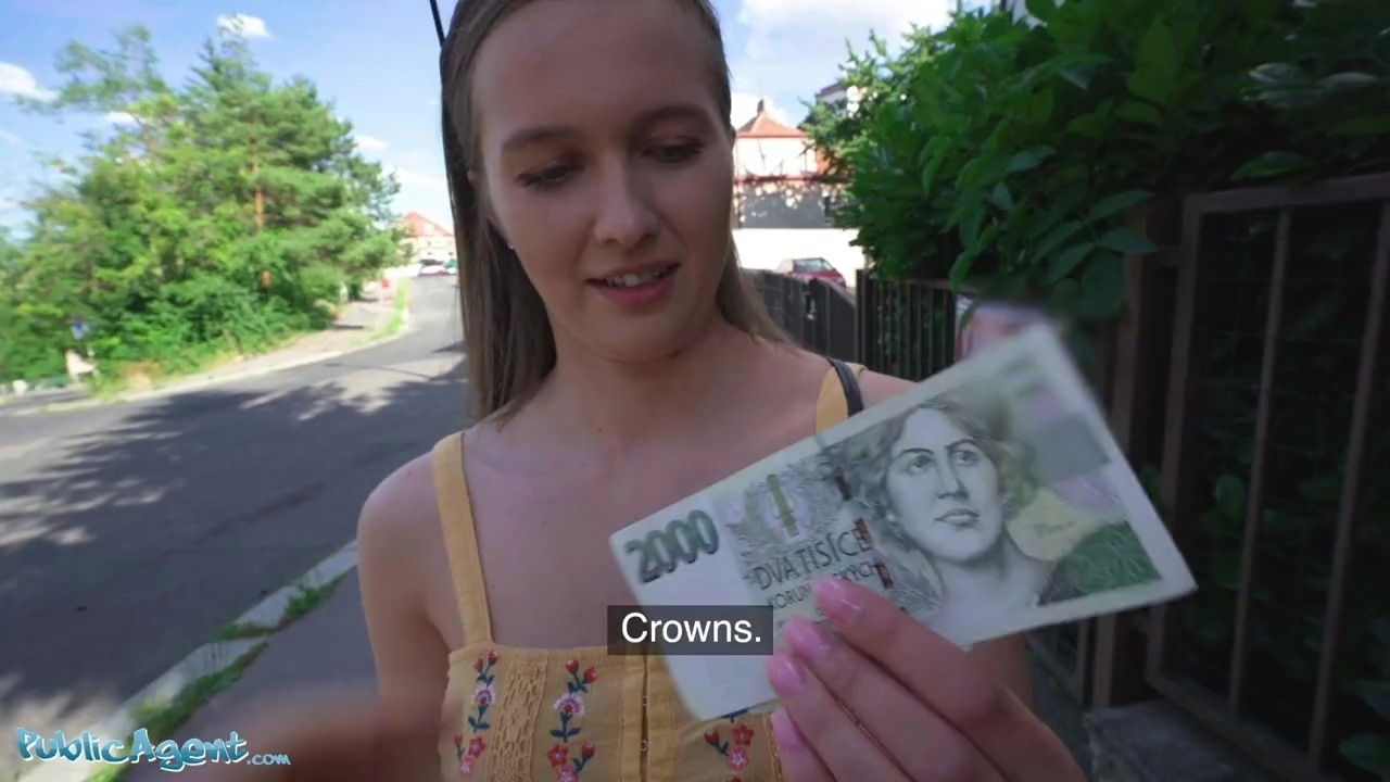 Blonde euro slut with beautiful money street