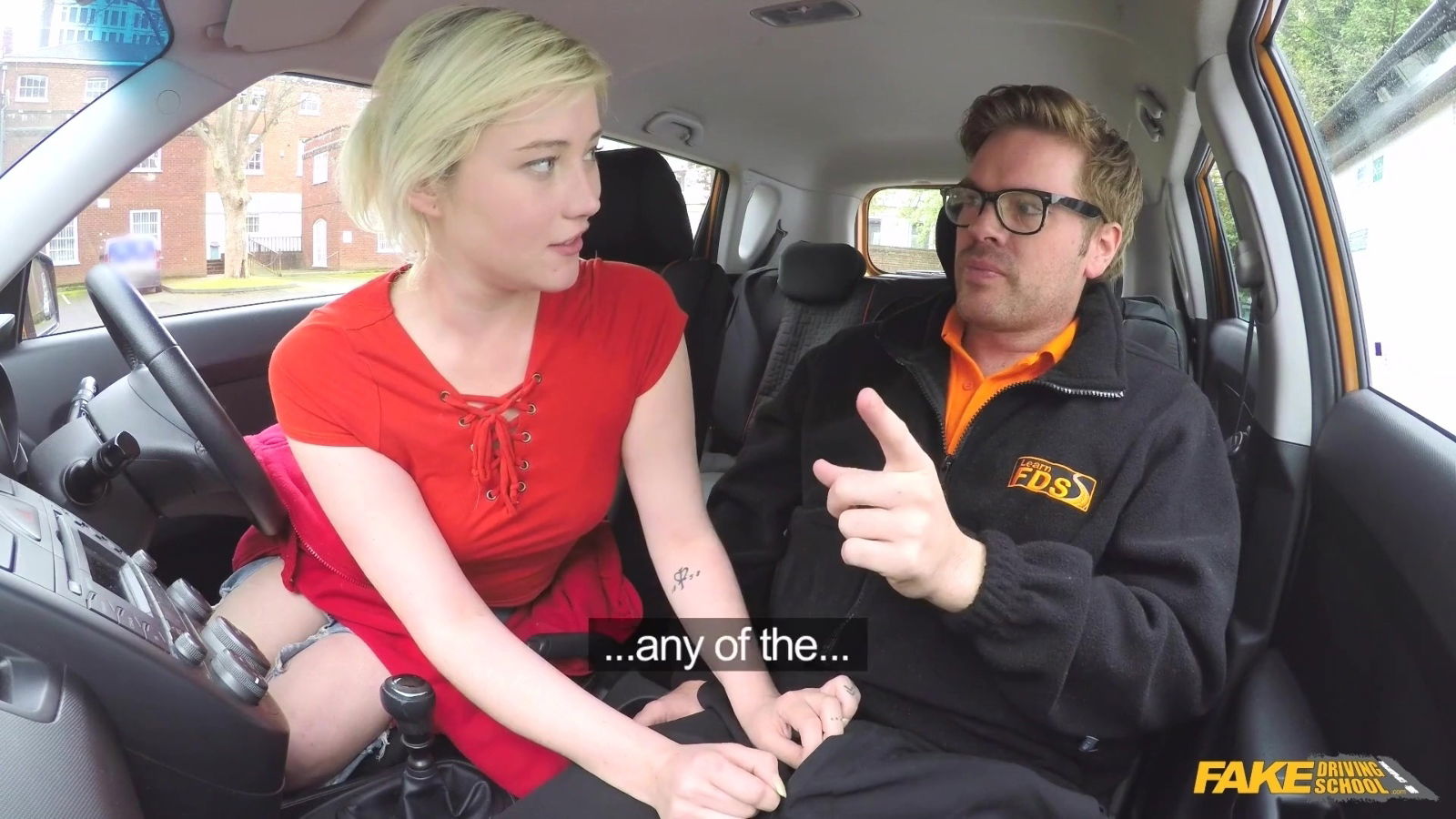 Misha Mayfair first driving lesson turned into backseat