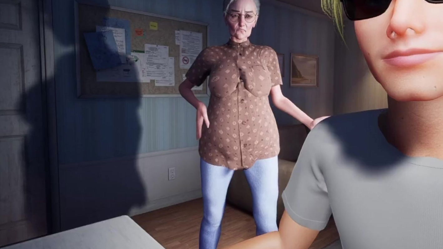 Stepgran found computer animated