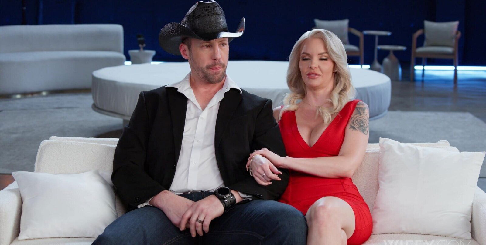 Sheem fucked wife Carina Blair steamy scene.