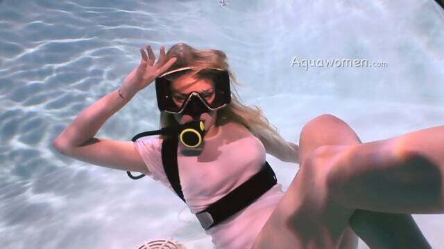 Aquawomen Going 'Deep' White T-Shirt!