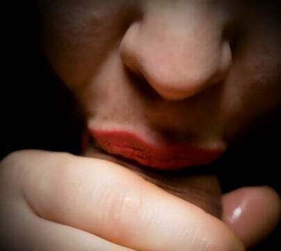 Close-up Blowjob with Sexy Teen Brunette