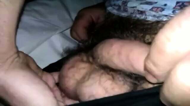 Touching Dad's Soft Dick While Sleeps