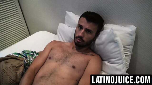 Hairy Guerro tastes salty boner quick cash