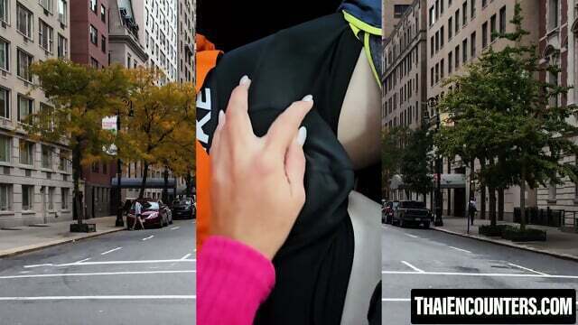 Watch this seductive Asian slut swallowing strangers