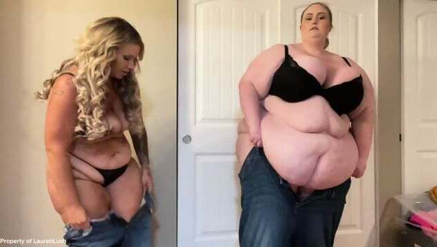 SSBBW Dumplin Smaller Friend Swap Clothes