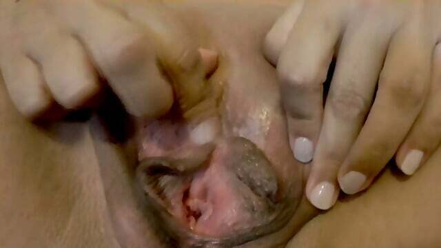 Wide-open Massive Pussy Whore Wife