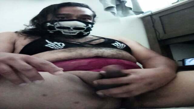 Crossdresser Jacking Hotel Restroom