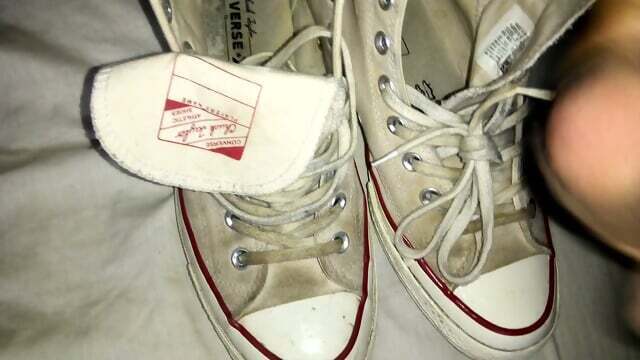 CONVERSE SNEAKER CUMSHOT