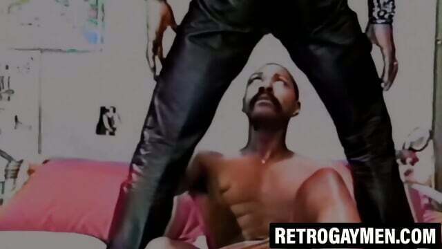 Black stud Steve Humper stretches tight with dick