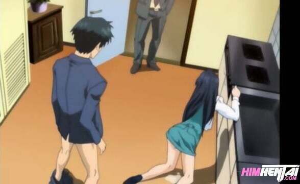 [HENTAI] Busty secretary receives massive cumshot