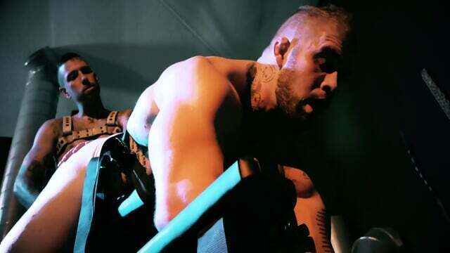 Skinny Ryan Sebastian forcibly shove dick mouth