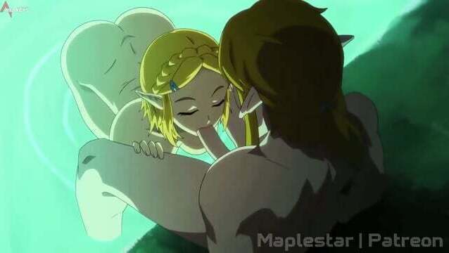 Link gets lucky with Zelda bath [Maplestar]