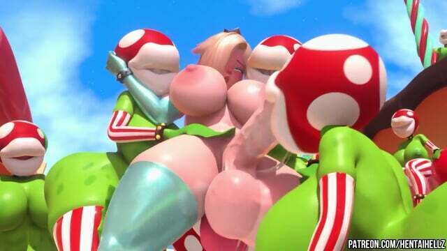 FUTA Princess Peach cumming