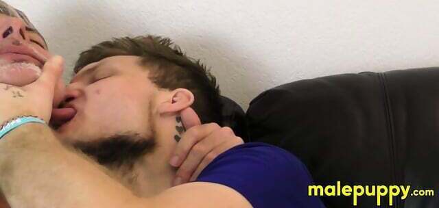 Jake Skittles tongue battles Richard Lennox prove whos