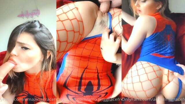 amazing grace spider girl blowjob fuck