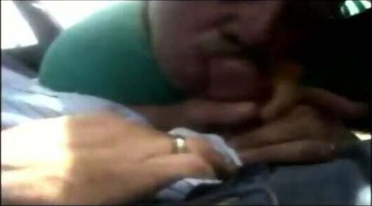 Stranger Sucks Dad's Amateur Outdoor Blowjob