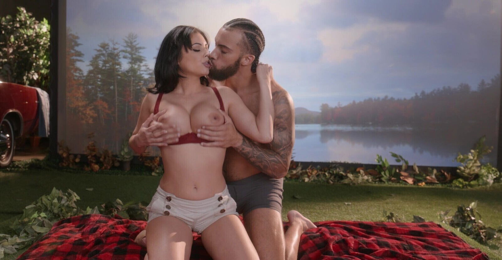 James Angel Daisy Fuentes make love while watching movie