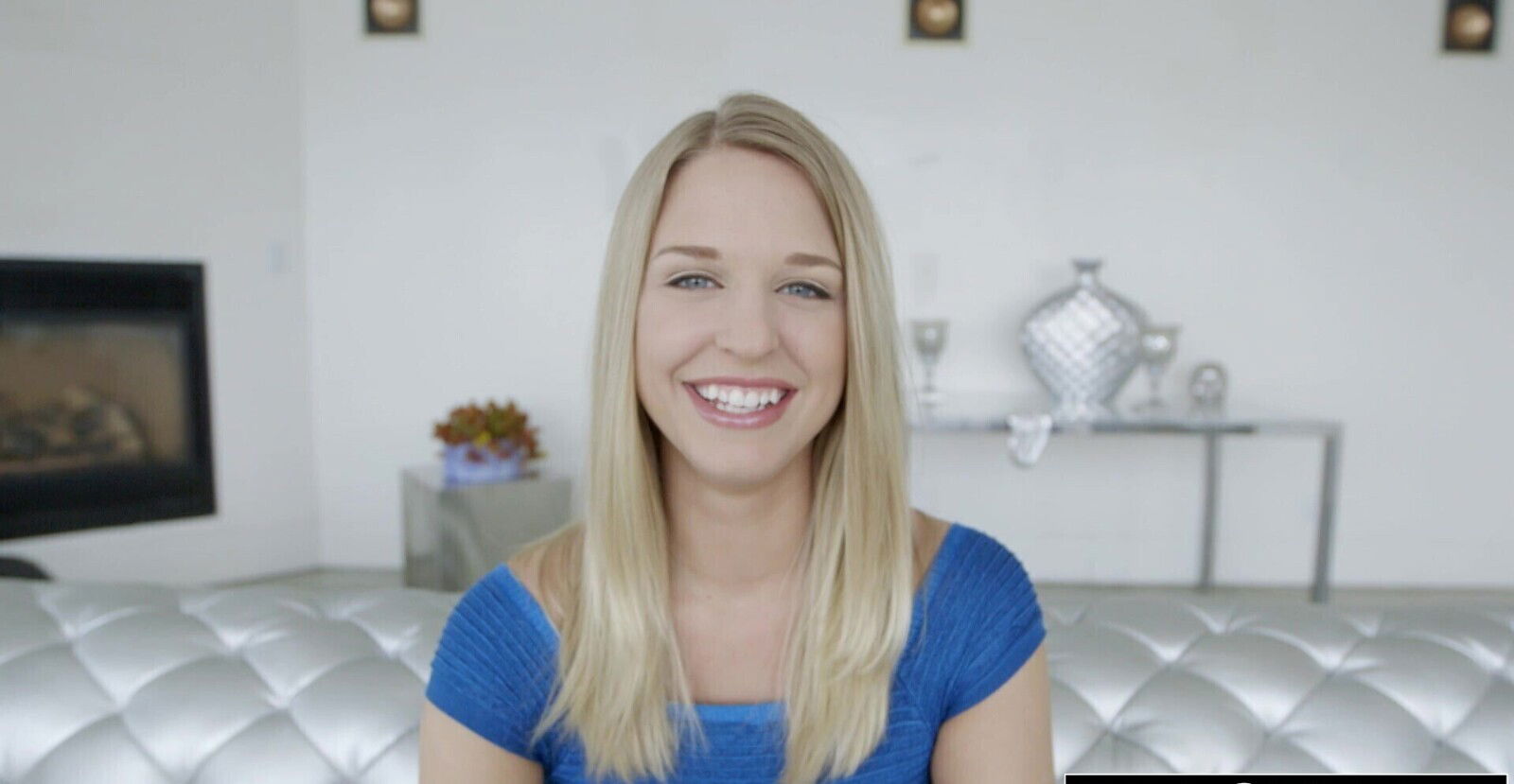 Blonde Lacey Johnson takes black cocks