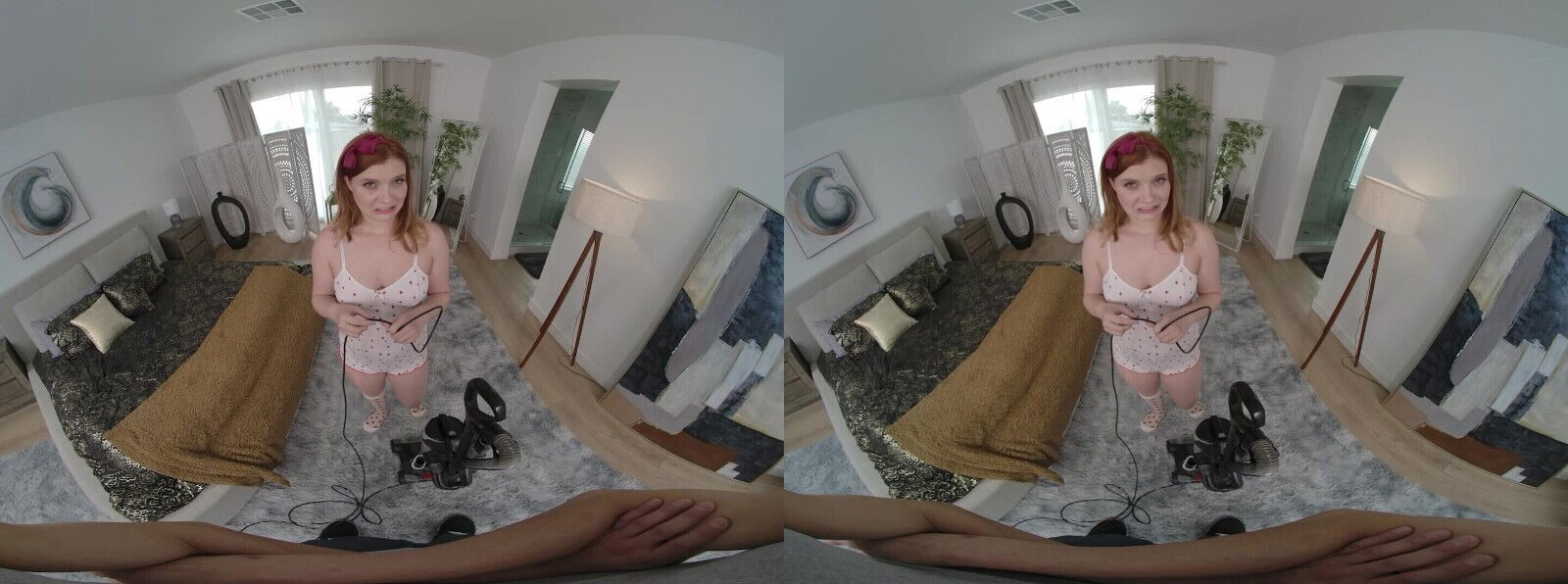 with girlfriend Harlow West