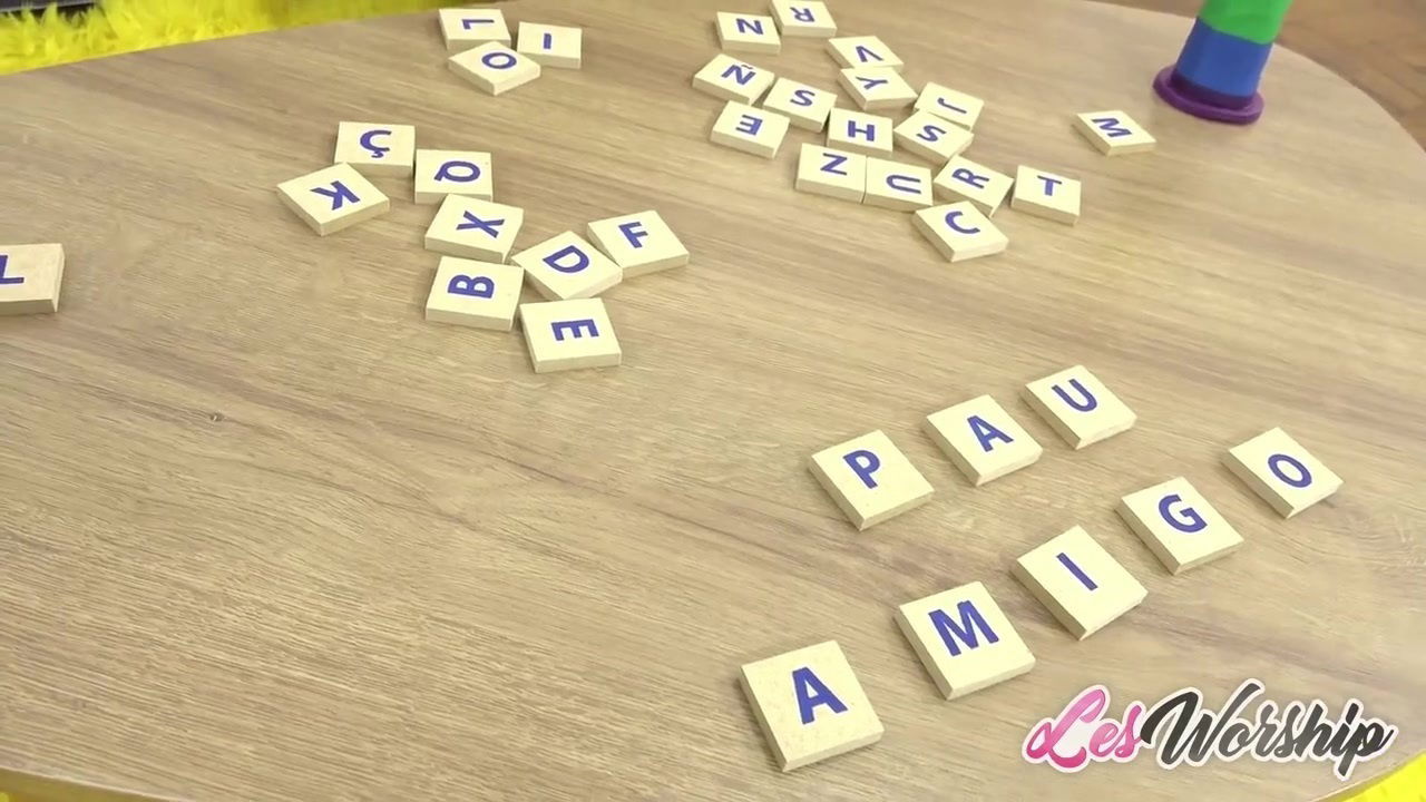 Naughty Scrabble Turns into a Steamy Lesbian Romp