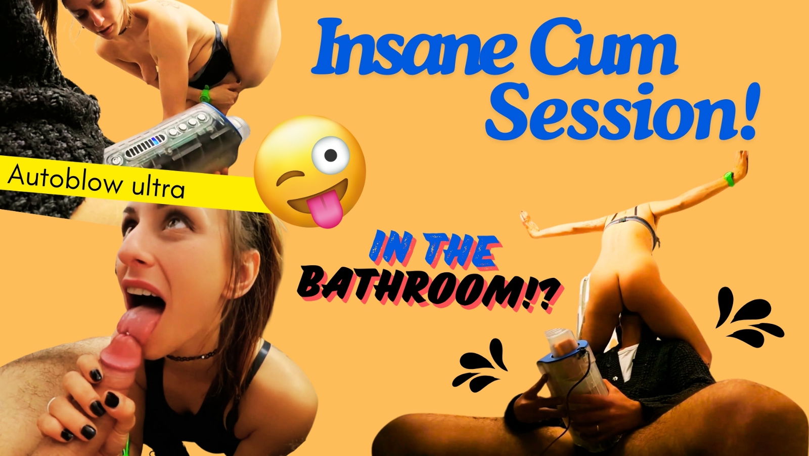 Mutual SPUNK SESSION bathroom with Autoblow Ultra