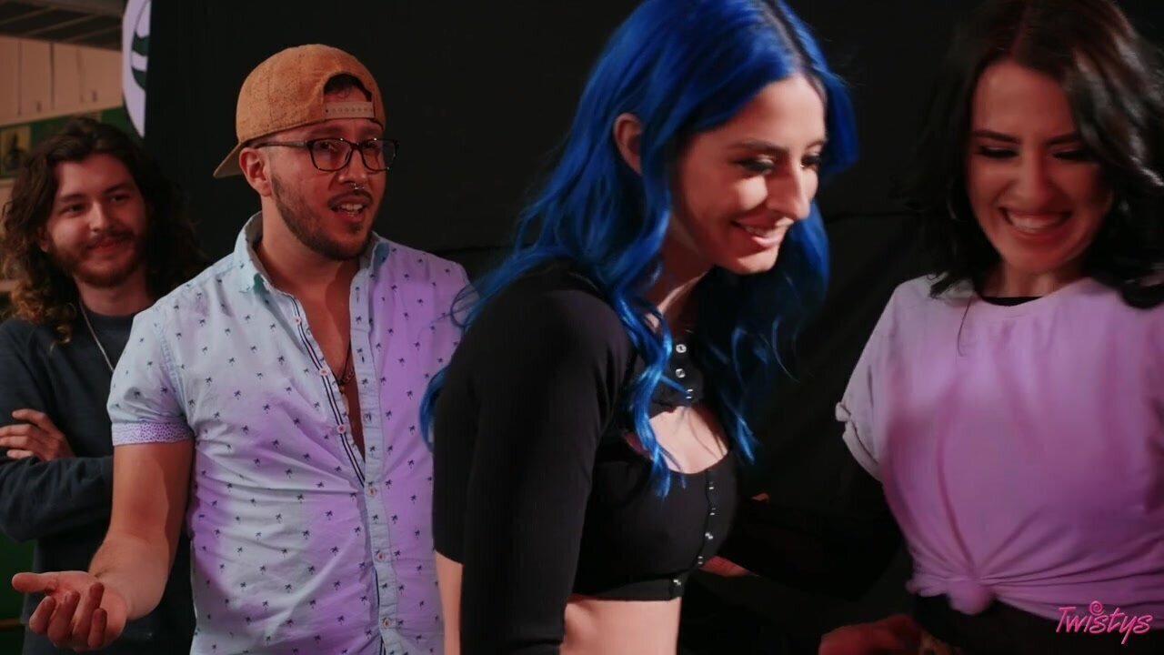 Aubree Valentine's Sizzling Game in a Bar Scene