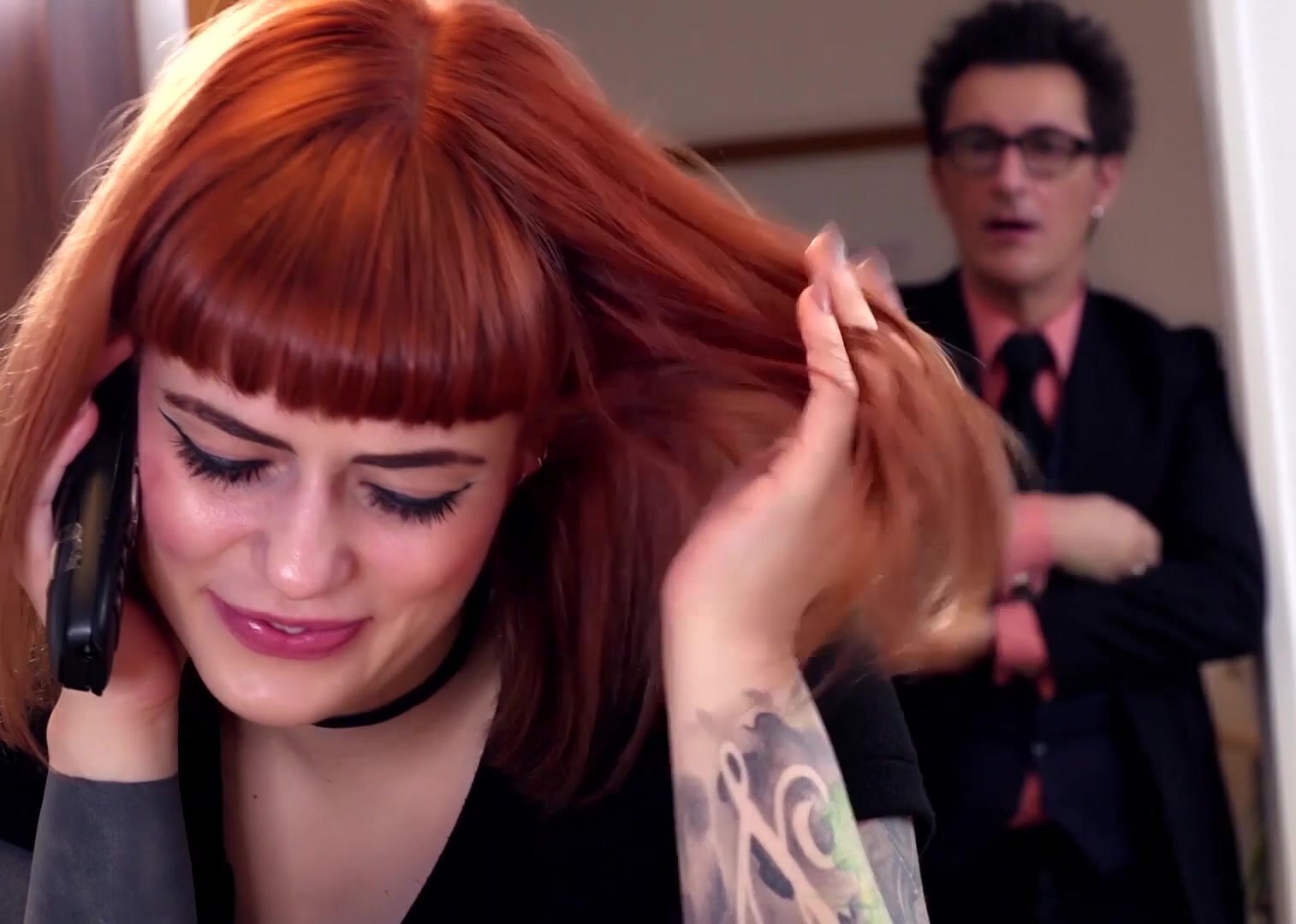 Kylie Kay's Wild Office Affair Ignites Redhead Passion