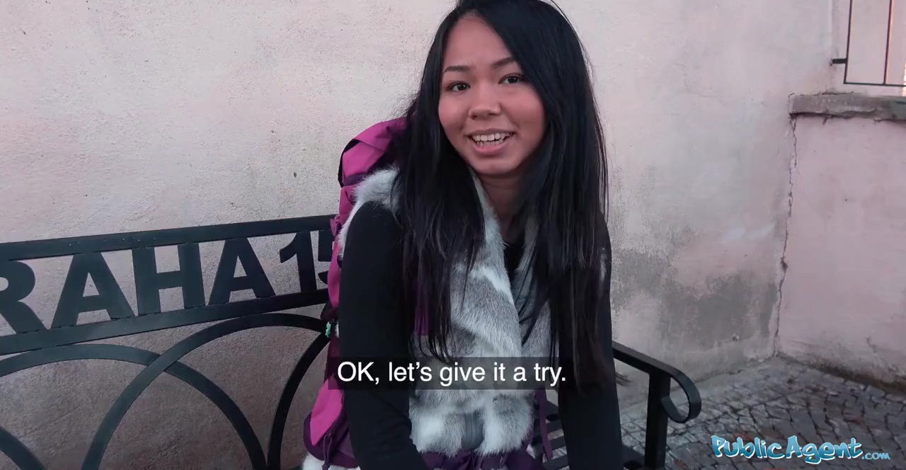 Thai teen gets sweet broke public agent