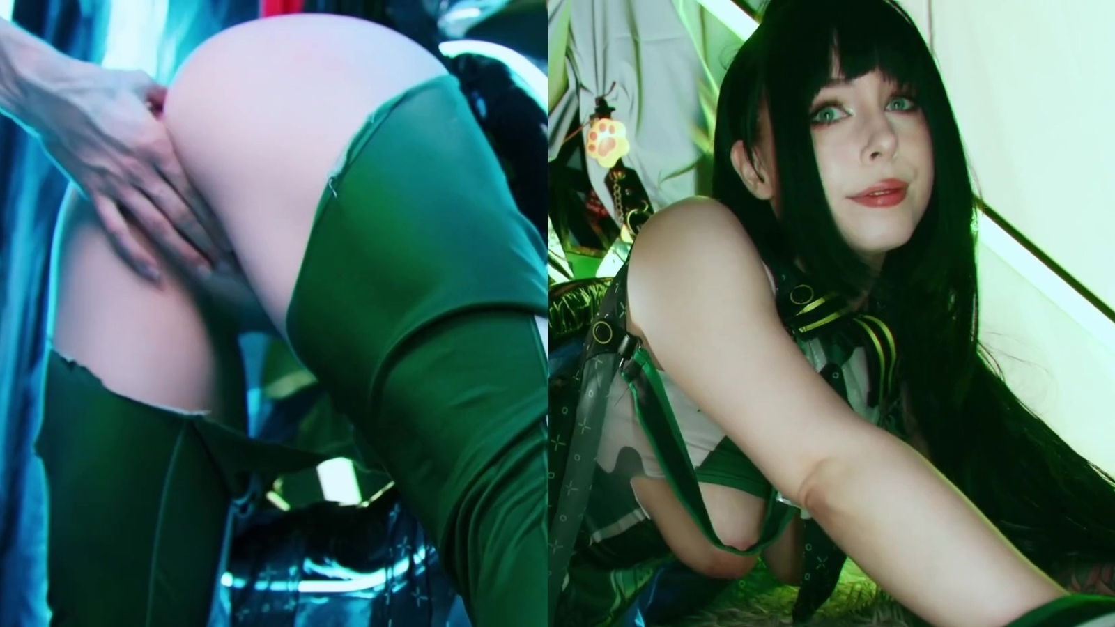 Stuck stellar blade cosplay deep throat