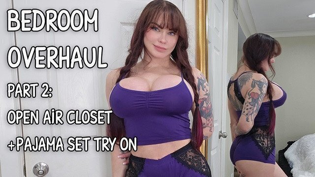 room Overhaul Part Open Closet Pajama