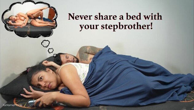 Never share with your stepbrother because this could happen!