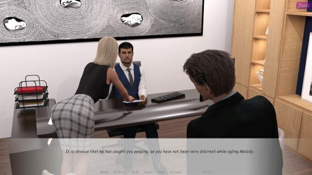 Stepbrother Wife John glanced Melody cleavage-highlight