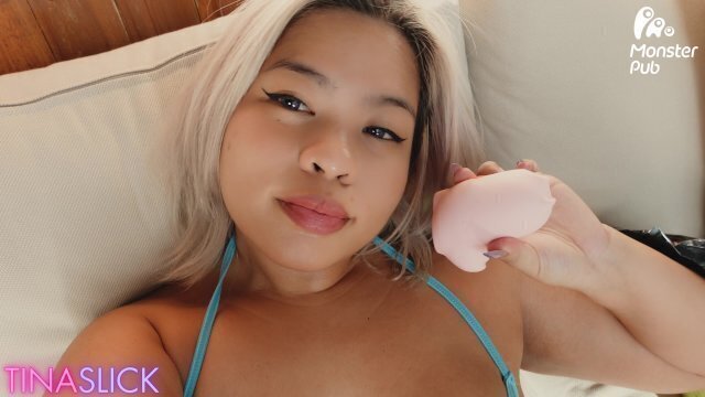 Tina Slick Clit Sucked Cutest Sucker MonsterPub