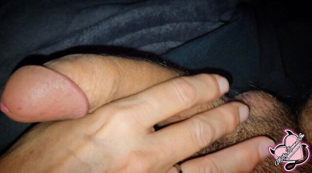 Cougar gives slow jerk session gorgeous cock.