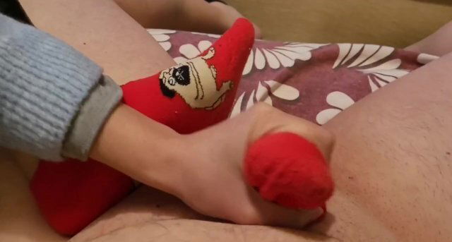 Socksjob with pugs socks Onlyfans Mistress Darkshine