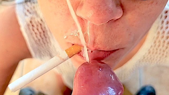 Smoking after BlowJob with Mouths