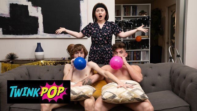 TWINKPOP - Spikey Dee Can't Blow Any Balloons So Trevor Brooks Shows Him How To Blow Like A Pro