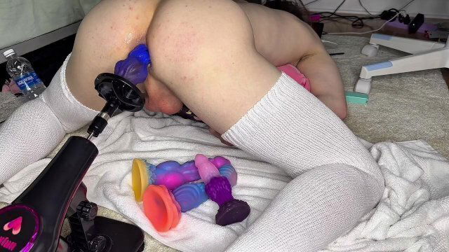 Femboy takes blue Dragon