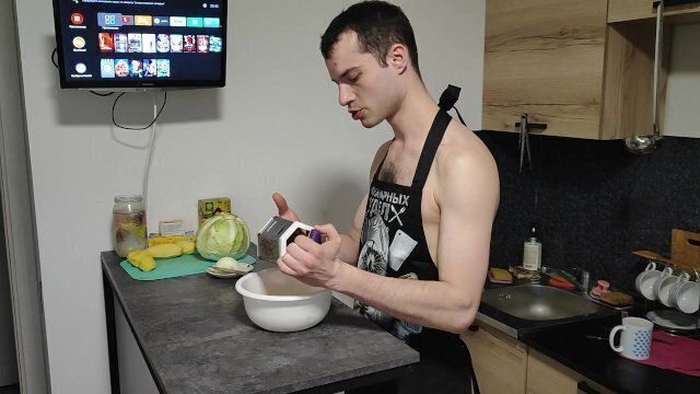 потрохами курицы