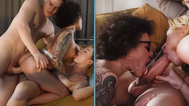 Steamy Threesome. Best Movie