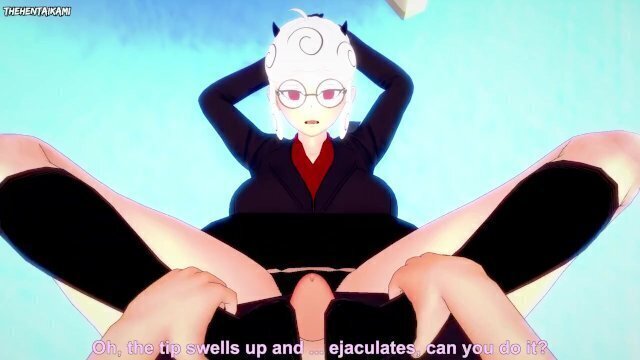 Hentai Footjob from Pandemonica from Helltaker