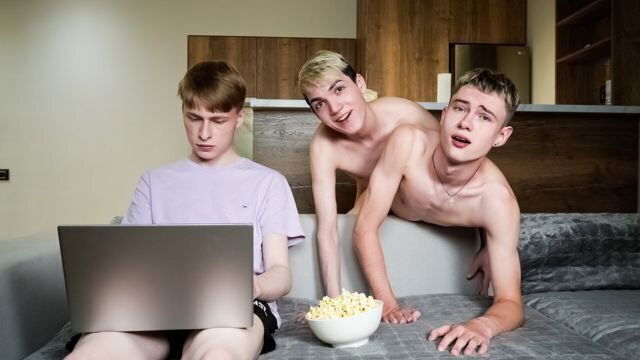 Twink Matty Fucked with Neighbour While Boyfriend Doing Work