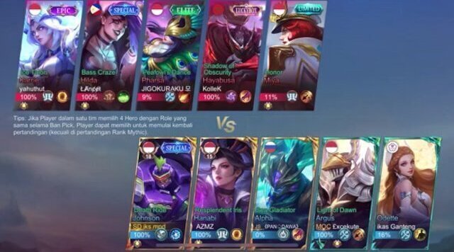 Mobile Legends gameplay Part invalid match