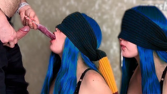 CREAM GAME. Oral Creampie Unexepected StepSister. Mouth. Cumshot. Taste Food.