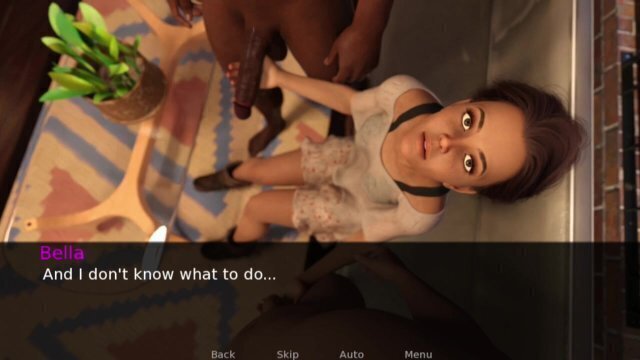 wife with mutual friend henry (scene